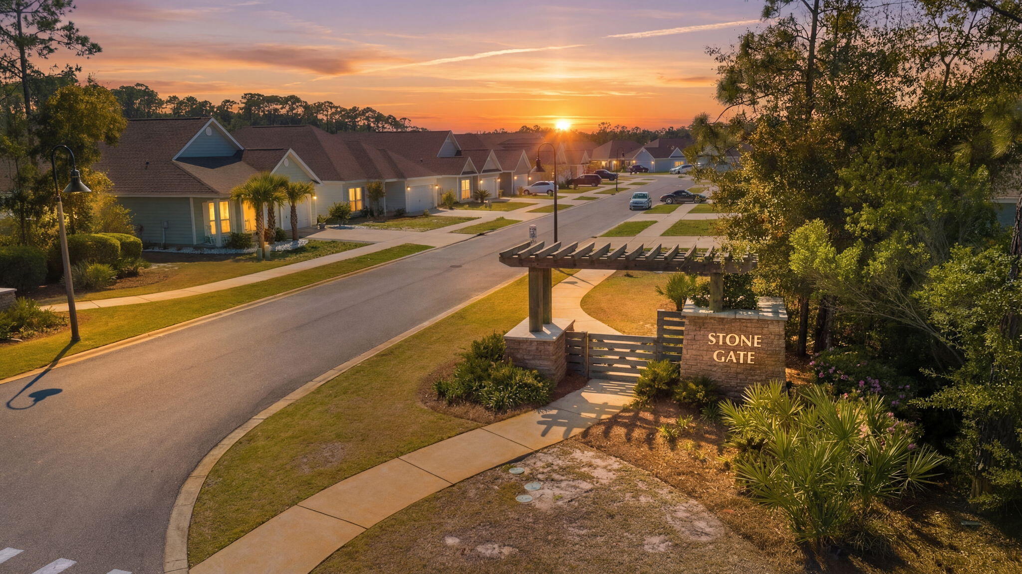 218 Stonegate Drive Santa Rosa Beach, FL 32459 - Photo 33 of 37 a view of a city street both side of house