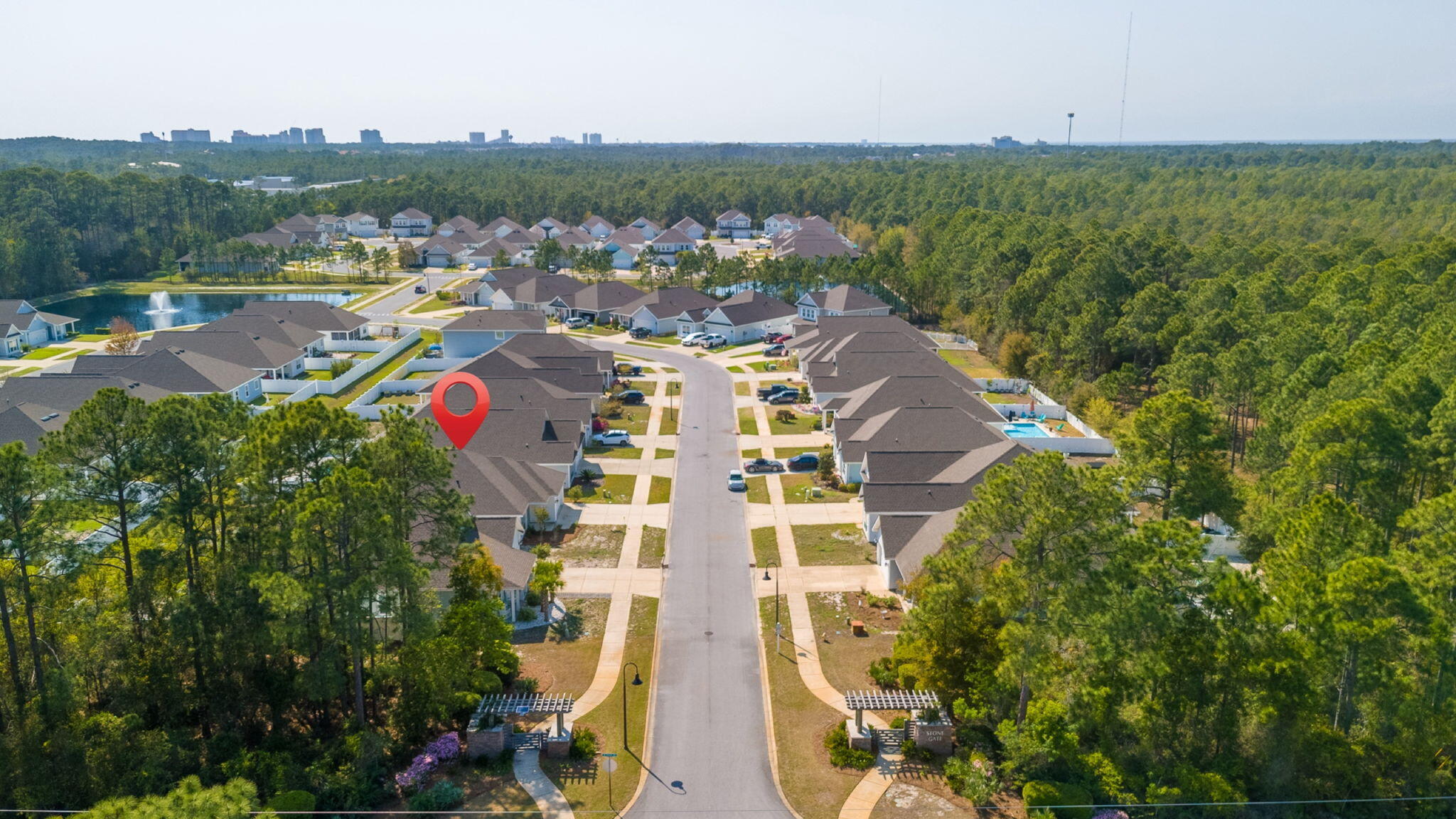 218 Stonegate Drive Santa Rosa Beach, FL 32459 - Photo 5 of 37 a view of a city with tall buildings