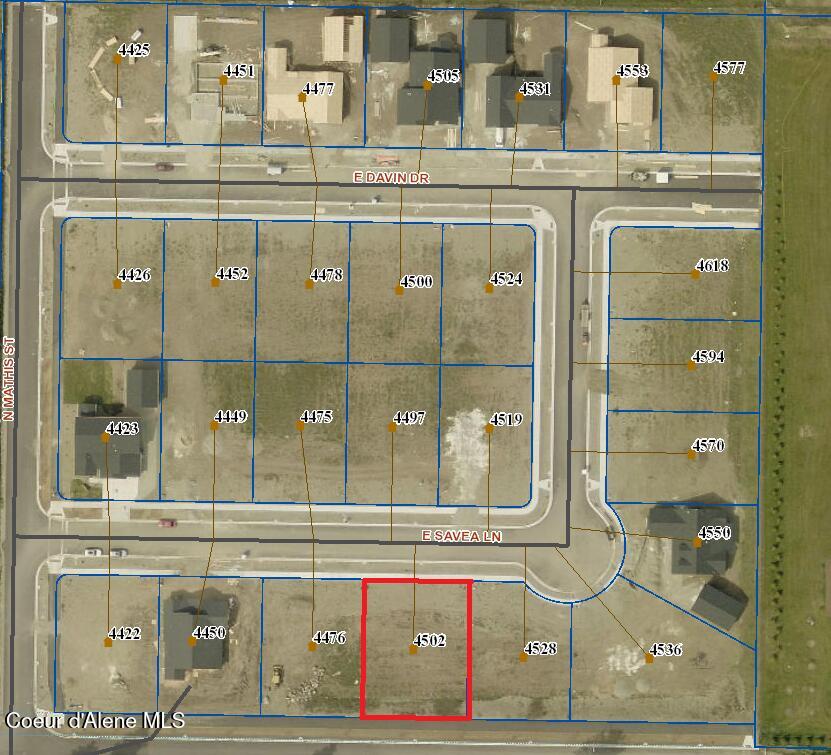 4502 East Savea Lane Post Falls, ID 83854 - Photo 3 of 10 Aerial Map