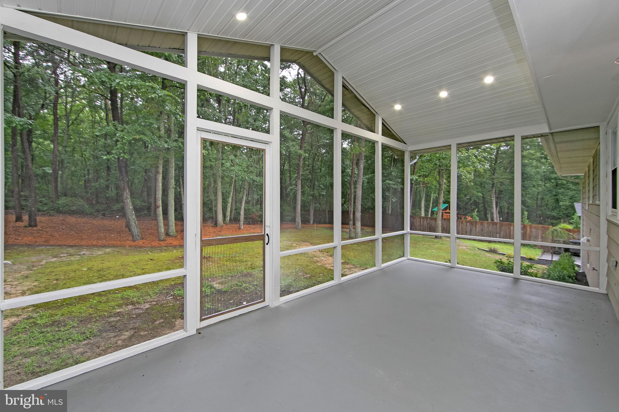 1366 Stokes Road Medford, NJ 08055 - Photo 44 of 46 Screened Porch/view of backyard