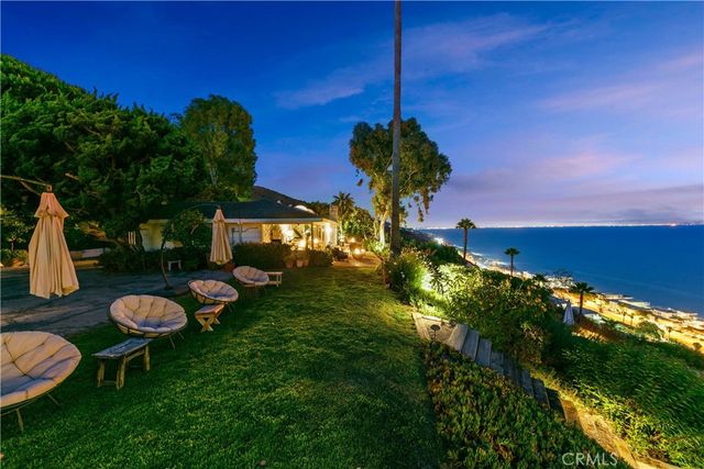 a view of a table and chairs in patio