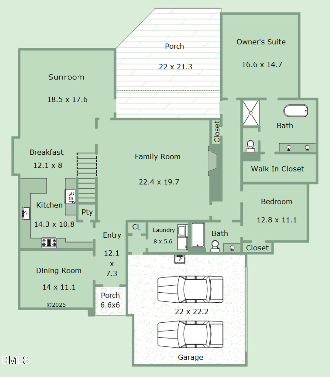 8824 Wildwood Links Raleigh, NC 27613 - Photo 52 of 53 Floorplan 1st Floor