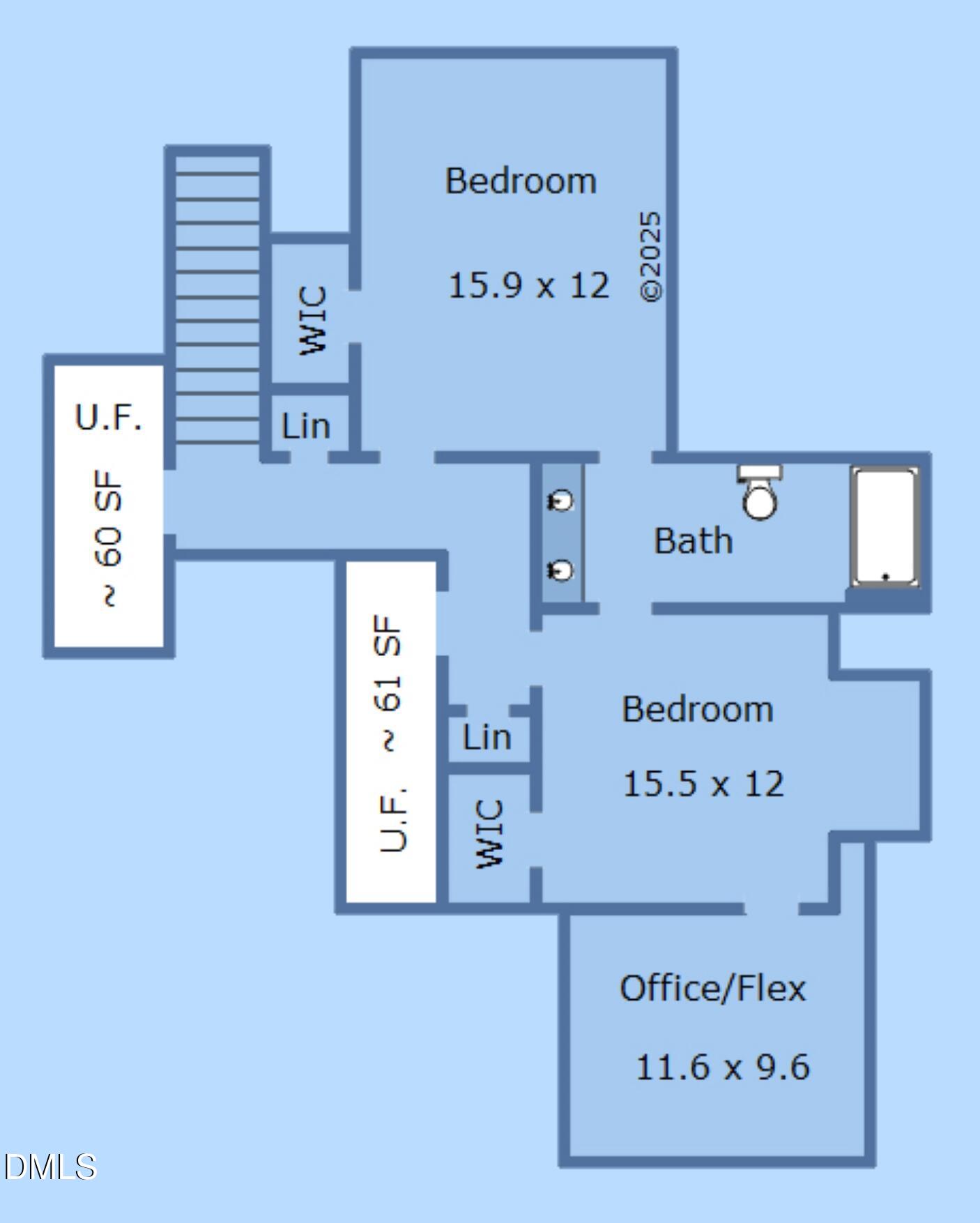 8824 Wildwood Links Raleigh, NC 27613 - Photo 53 of 53 Floorplan-2nd-8824 Wildwood Links (Custo