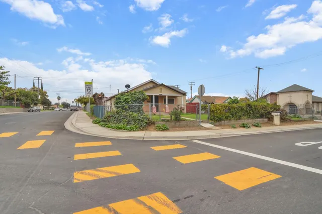 a view of a city street