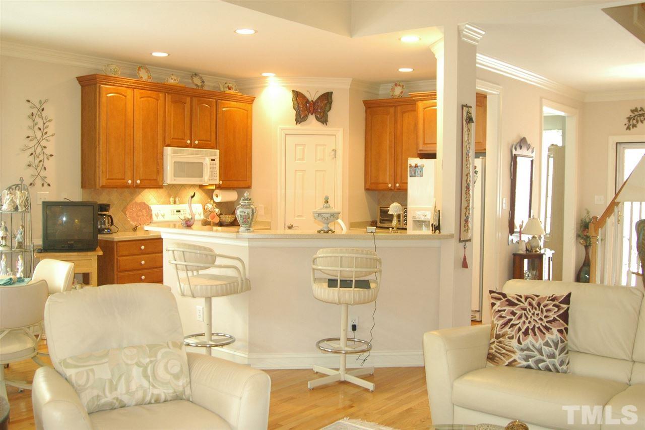 7316 Fontana Ridge Lane Raleigh, NC 27613 - Photo 11 of 20 View from the family room looking into the kitchen area