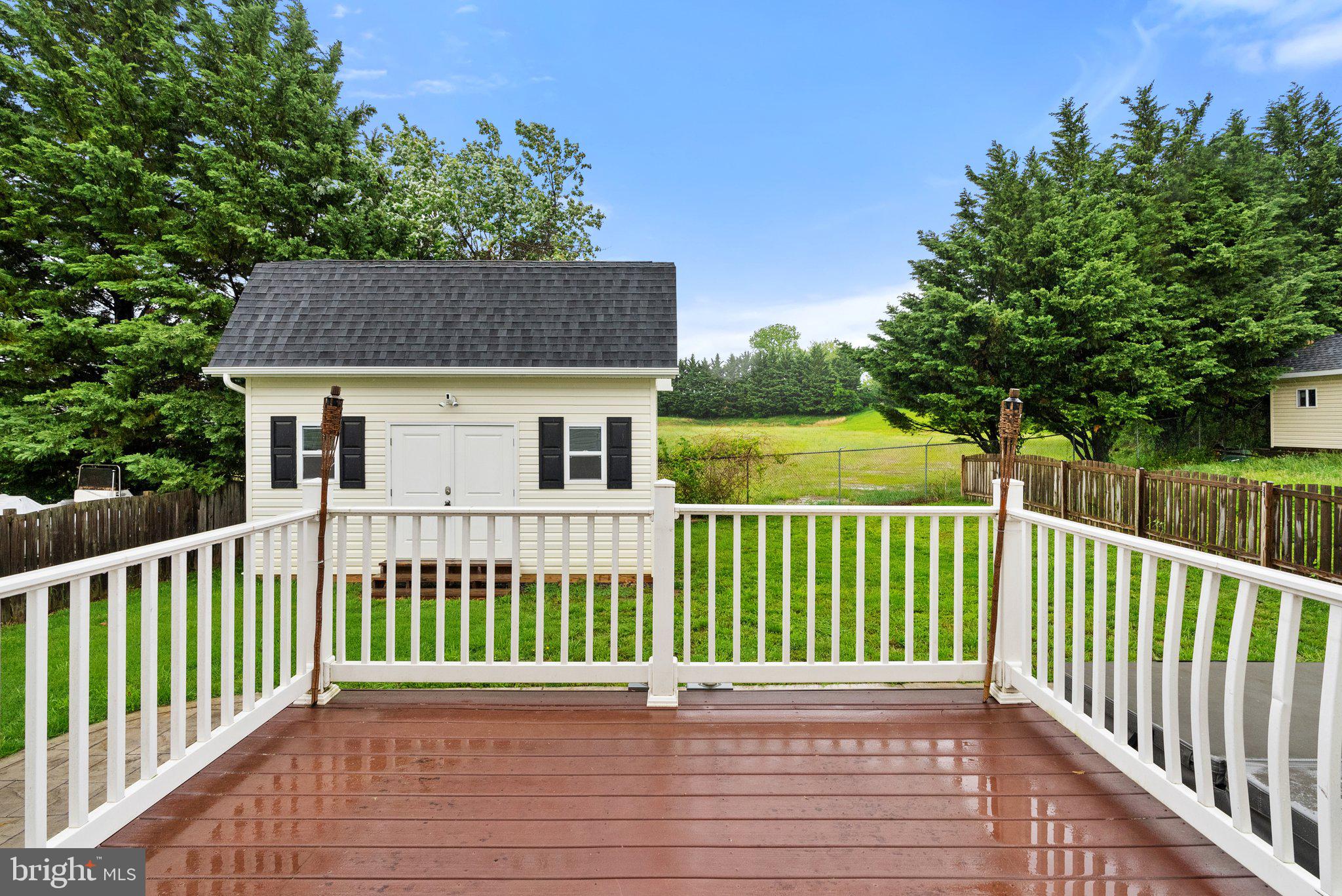 431 East Beltline Avenue Ranson, WV 25438 - Photo 6 of 45 Deck overlooking fully fenced backyard