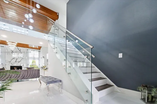 a view of entryway and hall