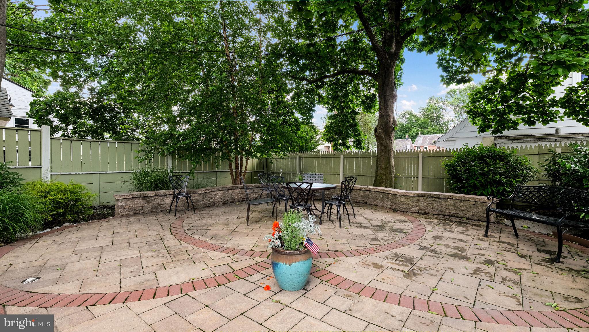 112 East State Street, Unit 6 Doylestown, PA 18901 - Photo 15 of 17 a view of a patio with a dining table and chairs