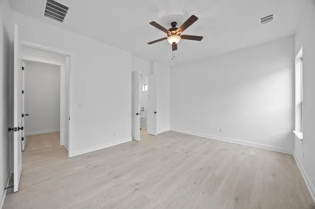 wooden floor in an empty room
