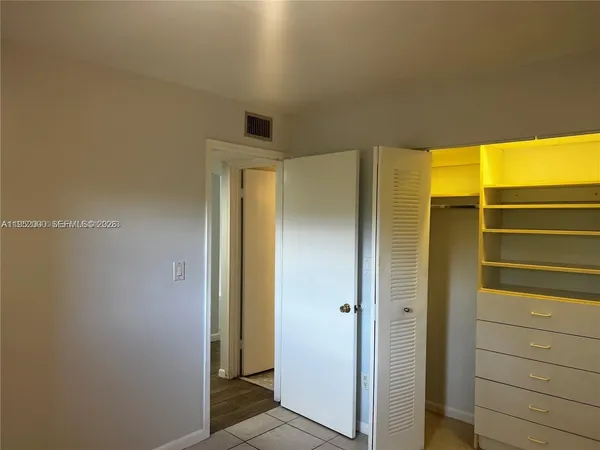 a view of walk in closet