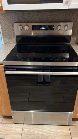a close view of stove top oven