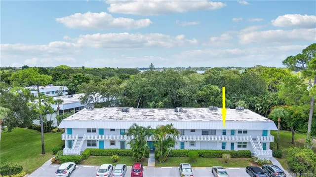 a aerial view of a house