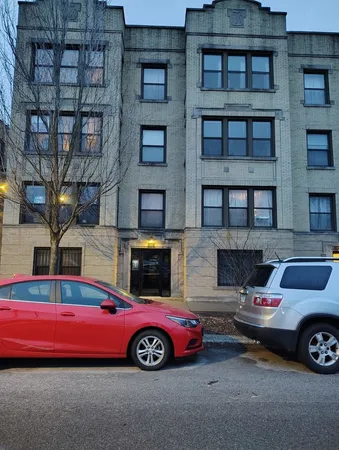 a front view of a house with outdoor space