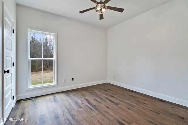 wooden floor in an empty room