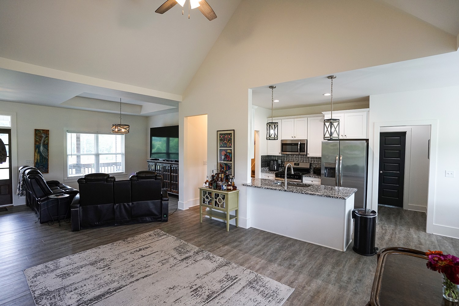 124 Piney Road Dickson, TN 37055 - Photo 25 of 39 a living room with furniture and kitchen view