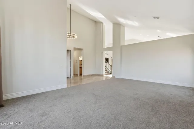 a view of empty room