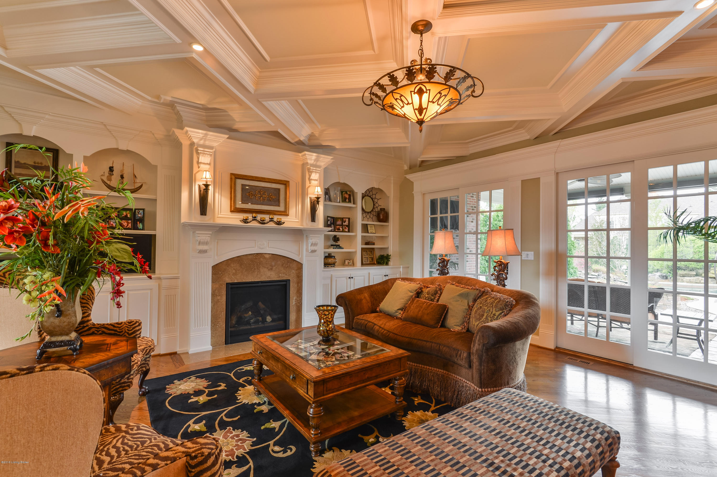 5408 Farm Ridge Lane Prospect, KY 40059 - Photo 42 of 62 Living room with great ceiling detail