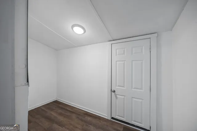 a view of empty room