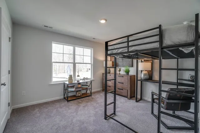 a view of a livingroom with furniture