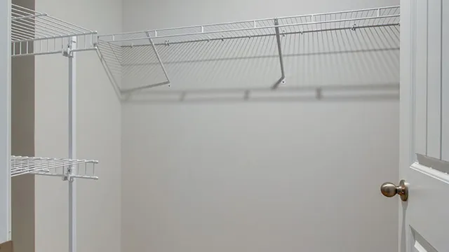 a view of a rack on the wall