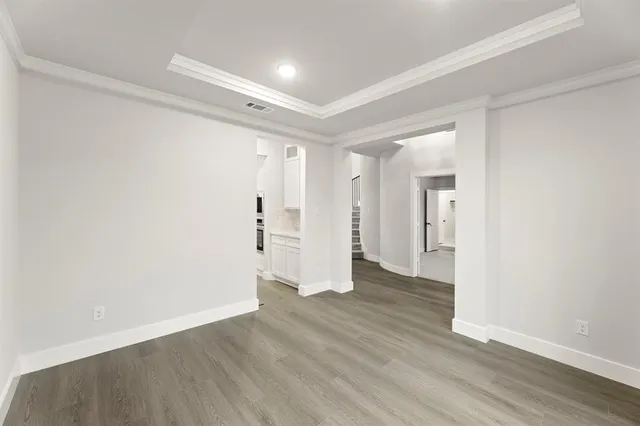 wooden floor in an empty room