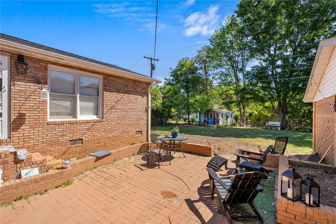 605 Sherry Drive Anderson, SC 29621 - Photo 29 of 36 This private outdoor space offers a delightful retreat for relaxation and entertainment.