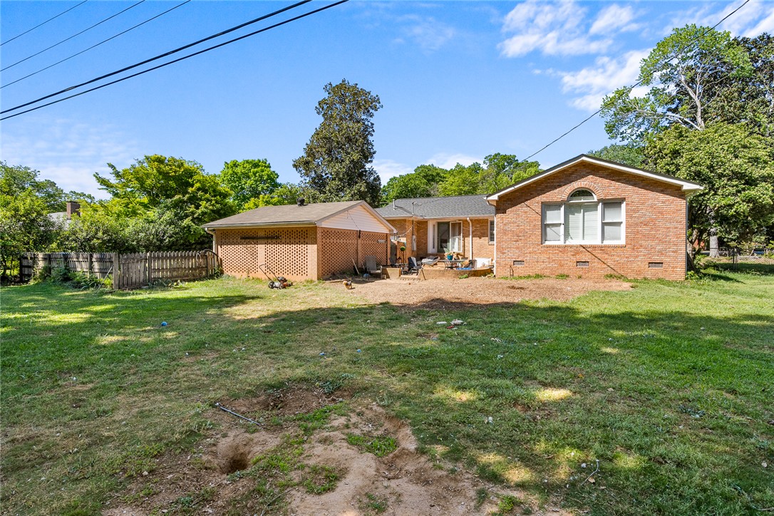 605 Sherry Drive Anderson, SC 29621 - Photo 34 of 36 This spacious backyard offers a private oasis with ample room for outdoor activities.
