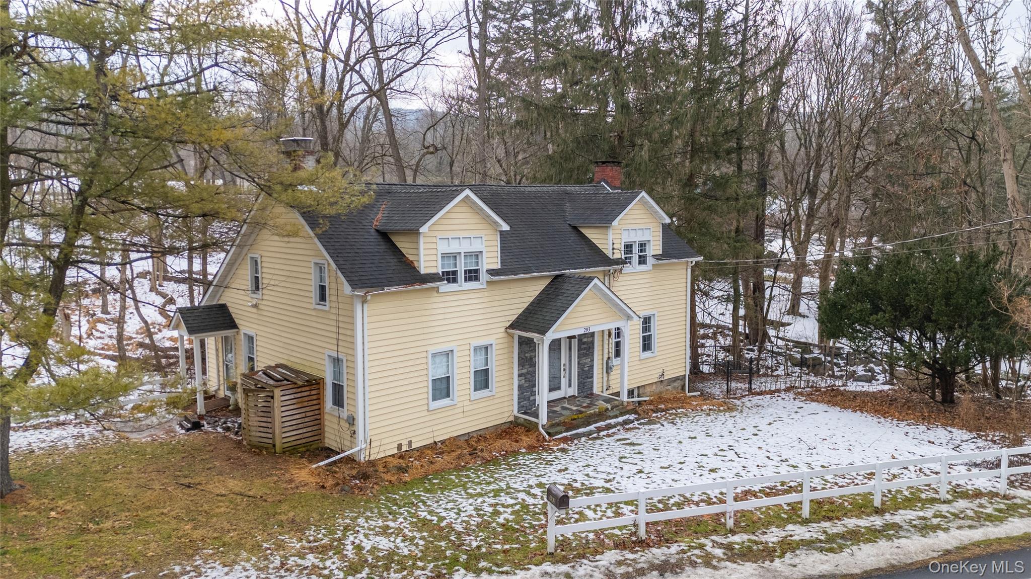 293 Highway 94 Warwick, NY 10990 - Photo 2 of 20 View of front of home featuring a chimney and roof with shingles