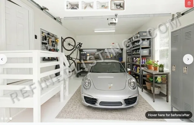 a view of water heater room