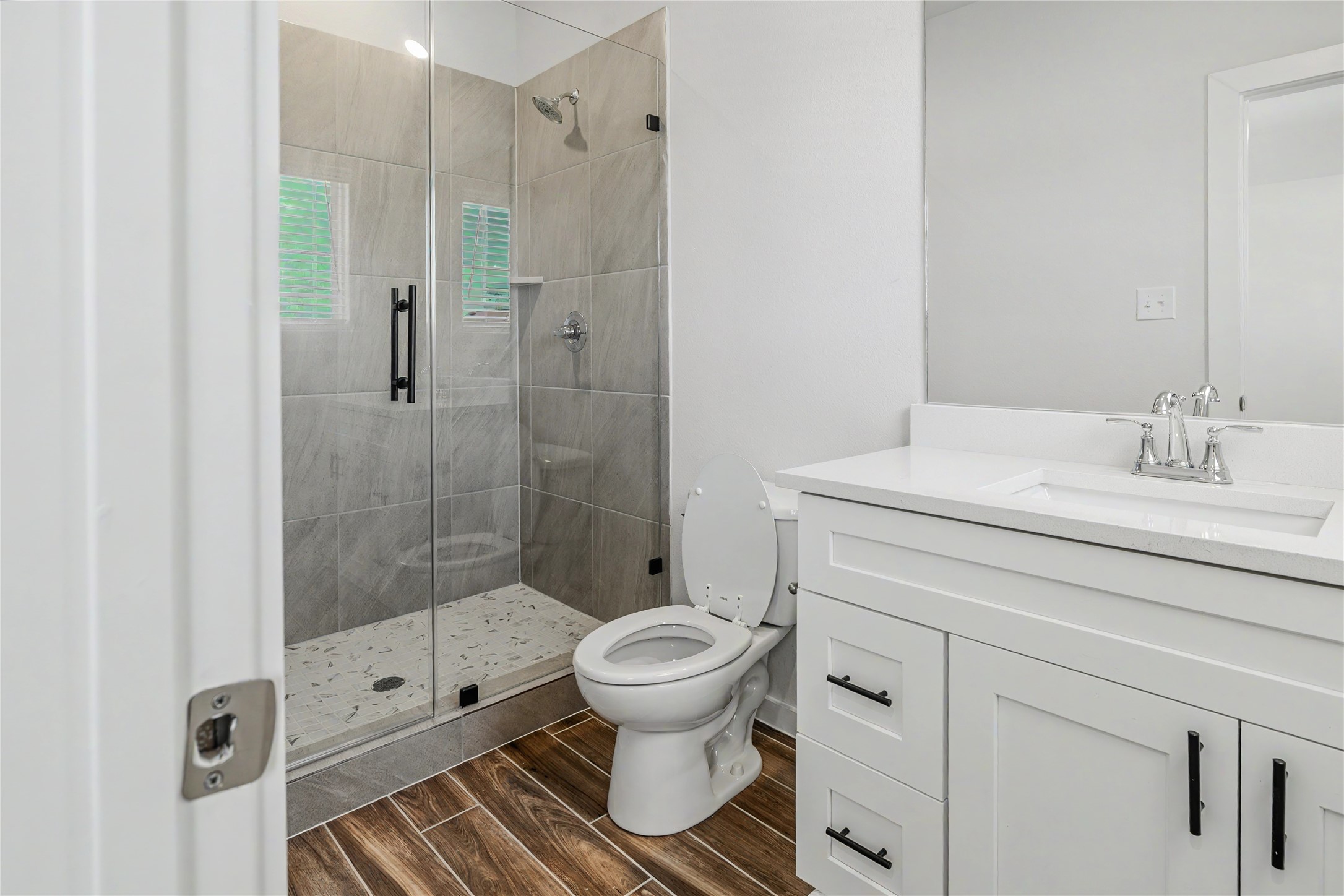 6427 Bolinas Court Rosharon, TX 77583 - Photo 40 of 49 a bathroom with a sink toilet and shower