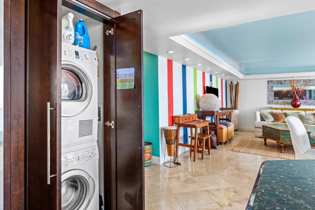 2800 South Ocean Boulevard, Unit 11C Boca Raton, FL 33432 - Photo 13 of 47 washer and dryer