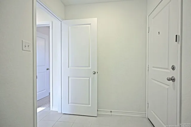 a view of an empty room