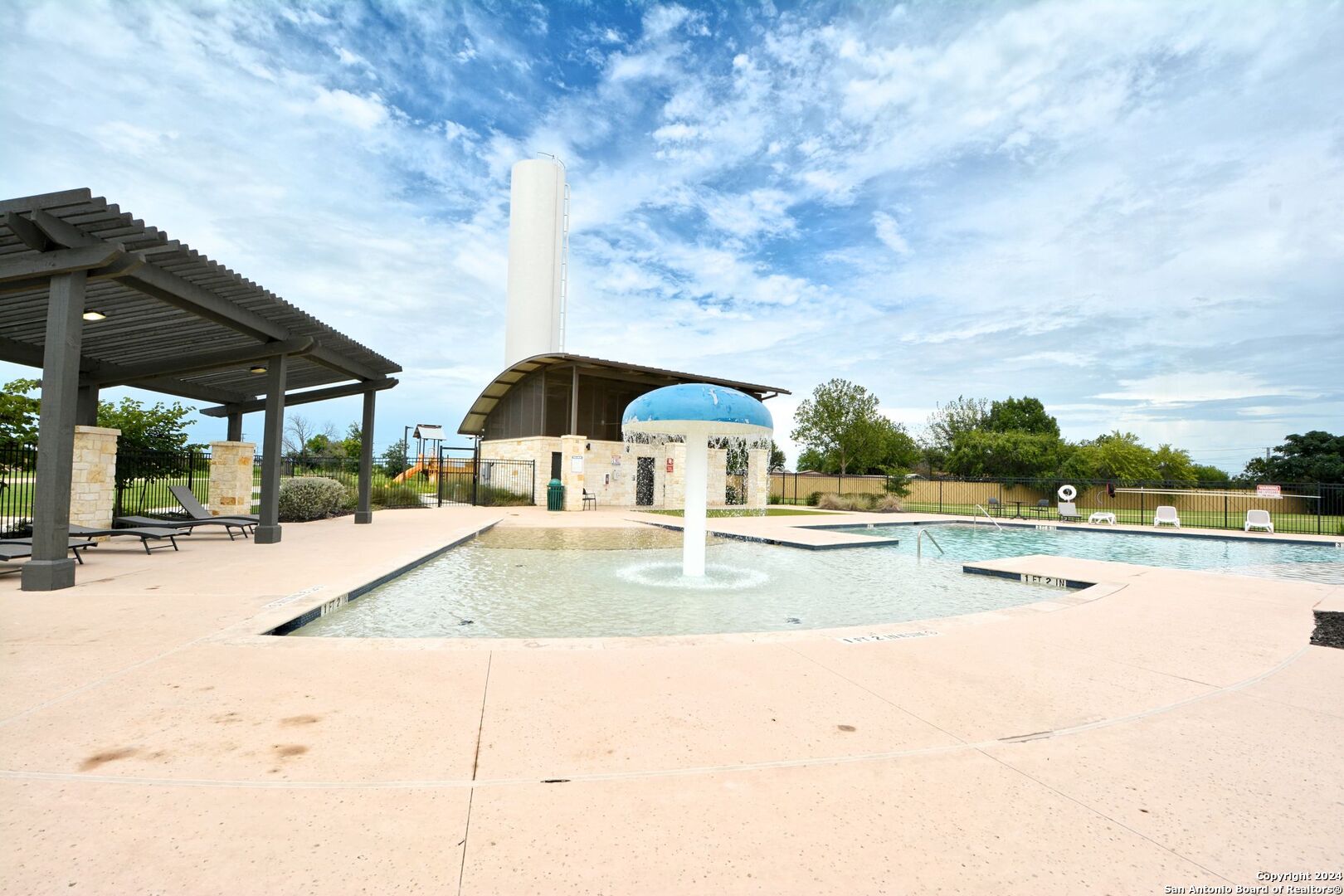 512 Dakota Creek New Braunfels, TX 78130 - Photo 36 of 38 a view of a swimming pool with a patio