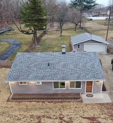 9089 Beech Daly Road Taylor, MI 48180 - Photo 42 of 42 Aeriel view of backyard.