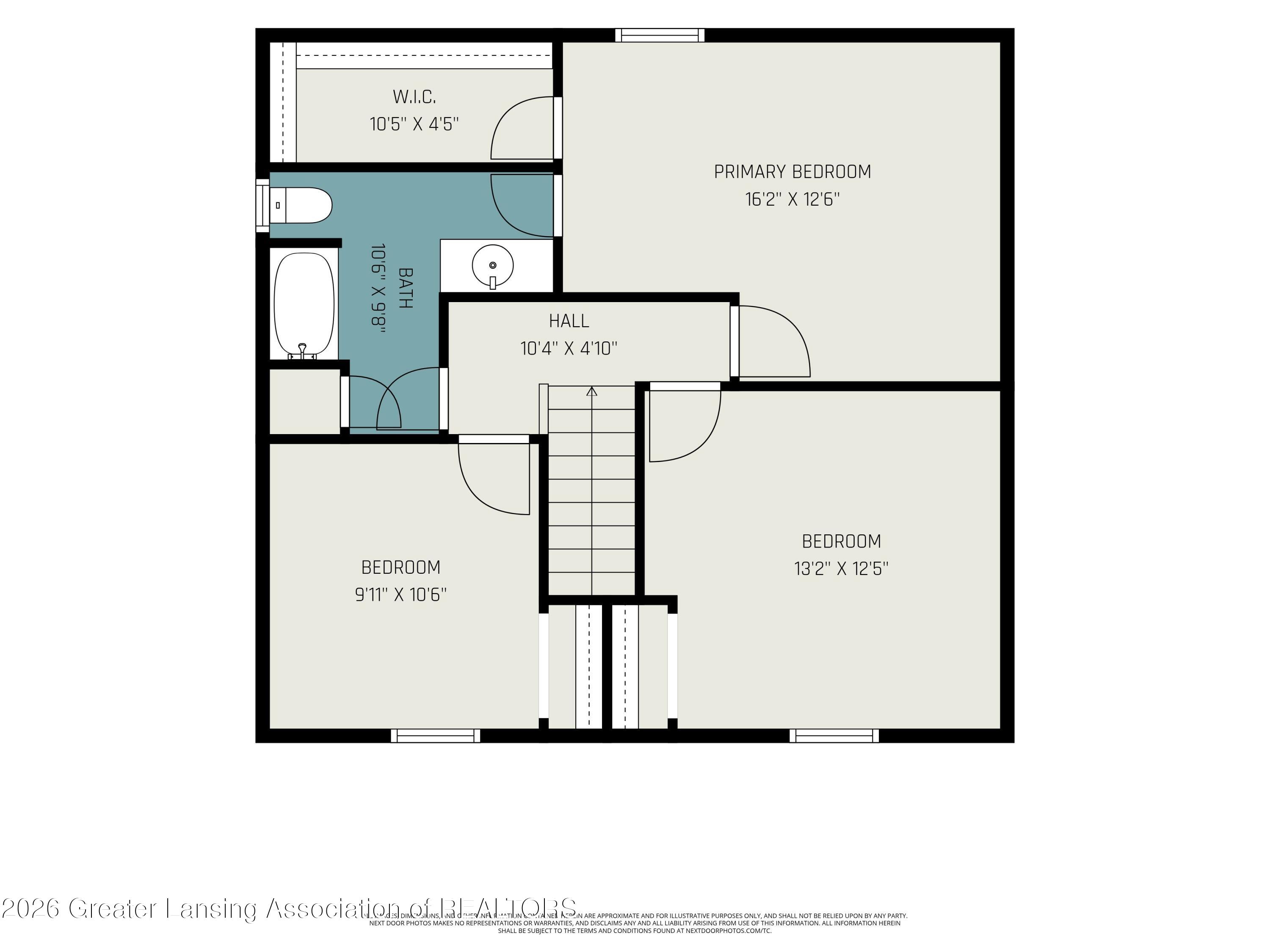 8585 North Gregory Road Fowlerville, MI 48836 - Photo 24 of 26 Upstairs Floorplan