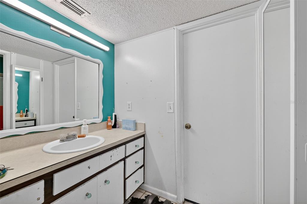 3010 Shepherd Road Mulberry, FL 33860 - Photo 15 of 28 a bathroom with a sink and a mirror