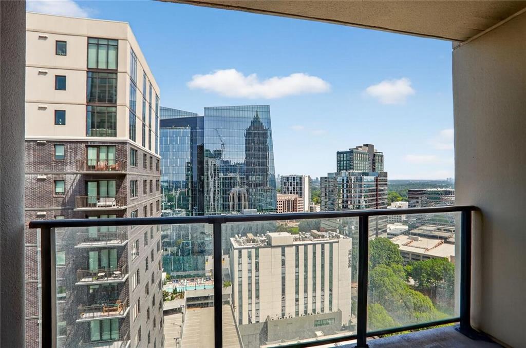 1280 West Peachtree Street Northwest, Unit 3014 Atlanta, GA 30309 - Photo 13 of 33 a view of a city from a balcony
