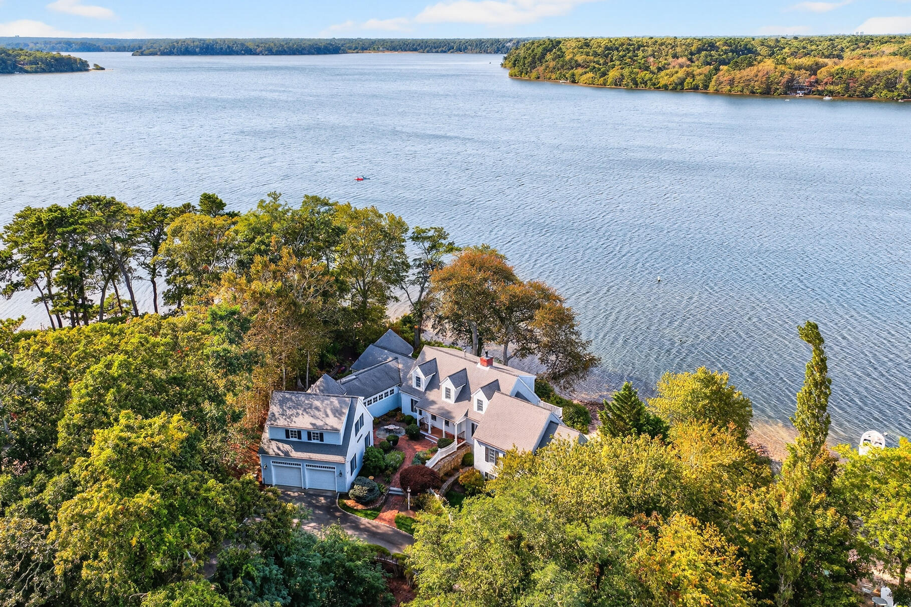 10 Brian Way Harwich, MA 02645 - Photo 58 of 76 a aerial view of a house with a lake view