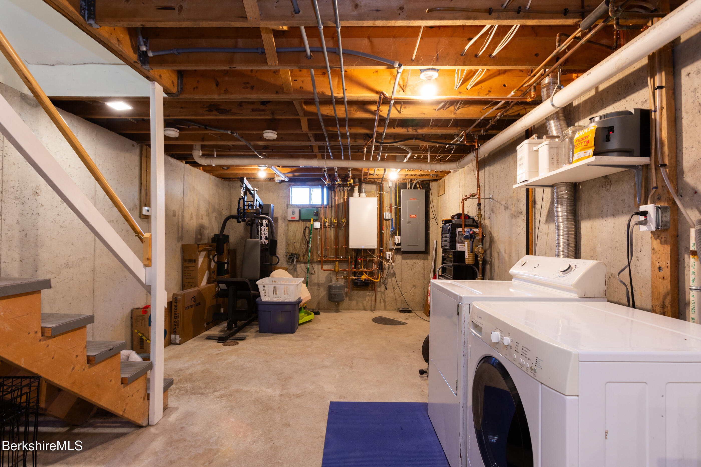 162 North Hoosac Road Williamstown, MA 01267 - Photo 28 of 37 a view of storage and utility room with washer and dryer