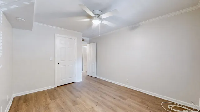 wooden floor in an empty room