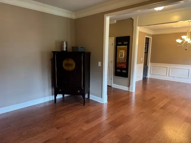 wooden floor in an empty room