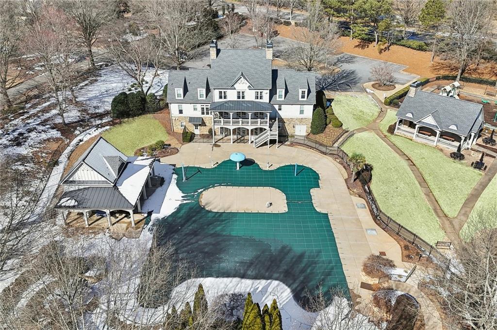 5775 Cascade Trail Cumming, GA 30040 - Photo 45 of 49 an aerial view of a house with outdoor space