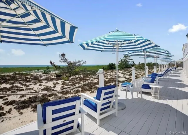 a view of dinning table and chairs in patio of the house