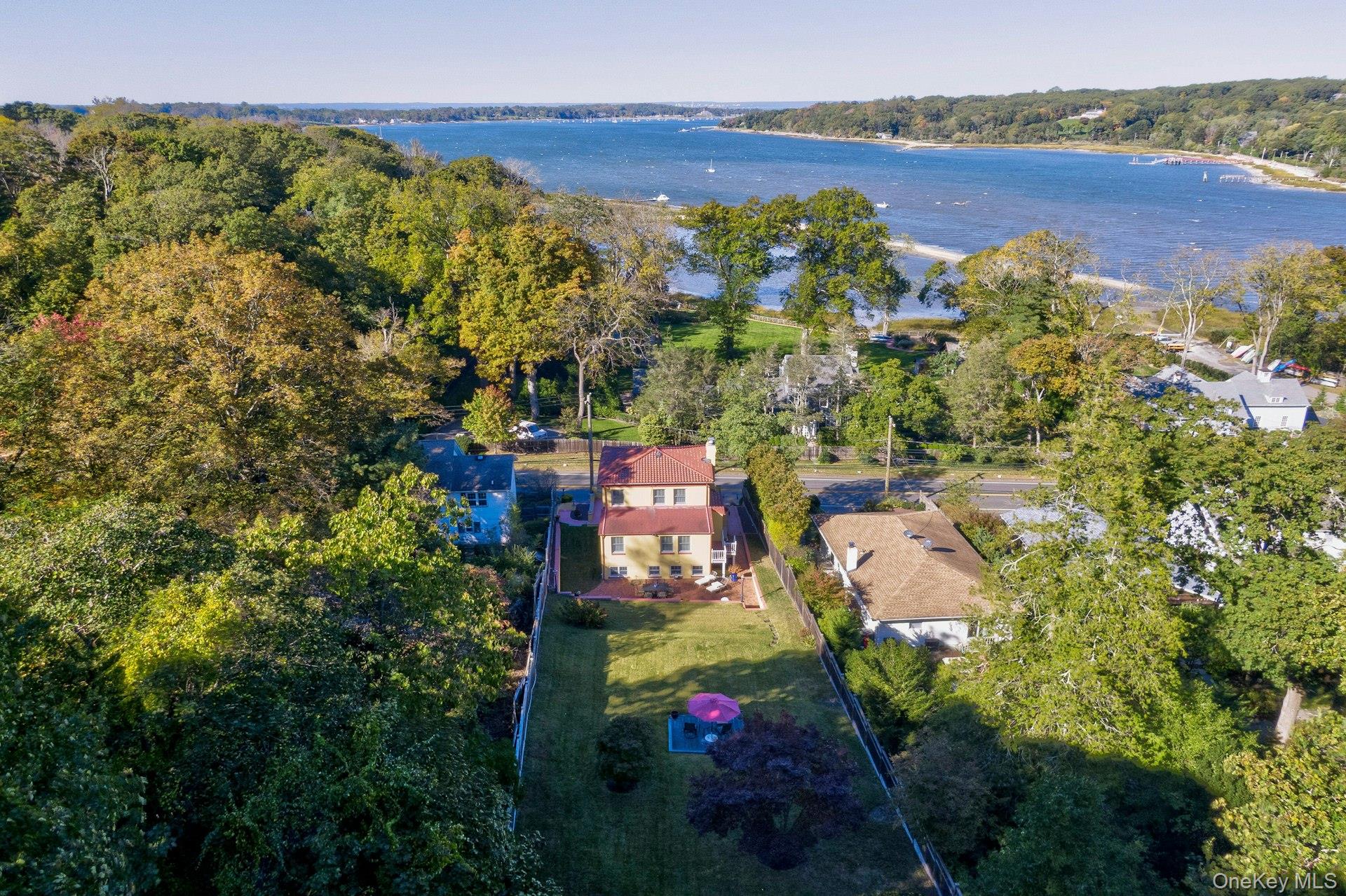 126 Cove Road Oyster Bay, NY 11771 - Photo 10 of 42 Bird's eye view of a large body of water