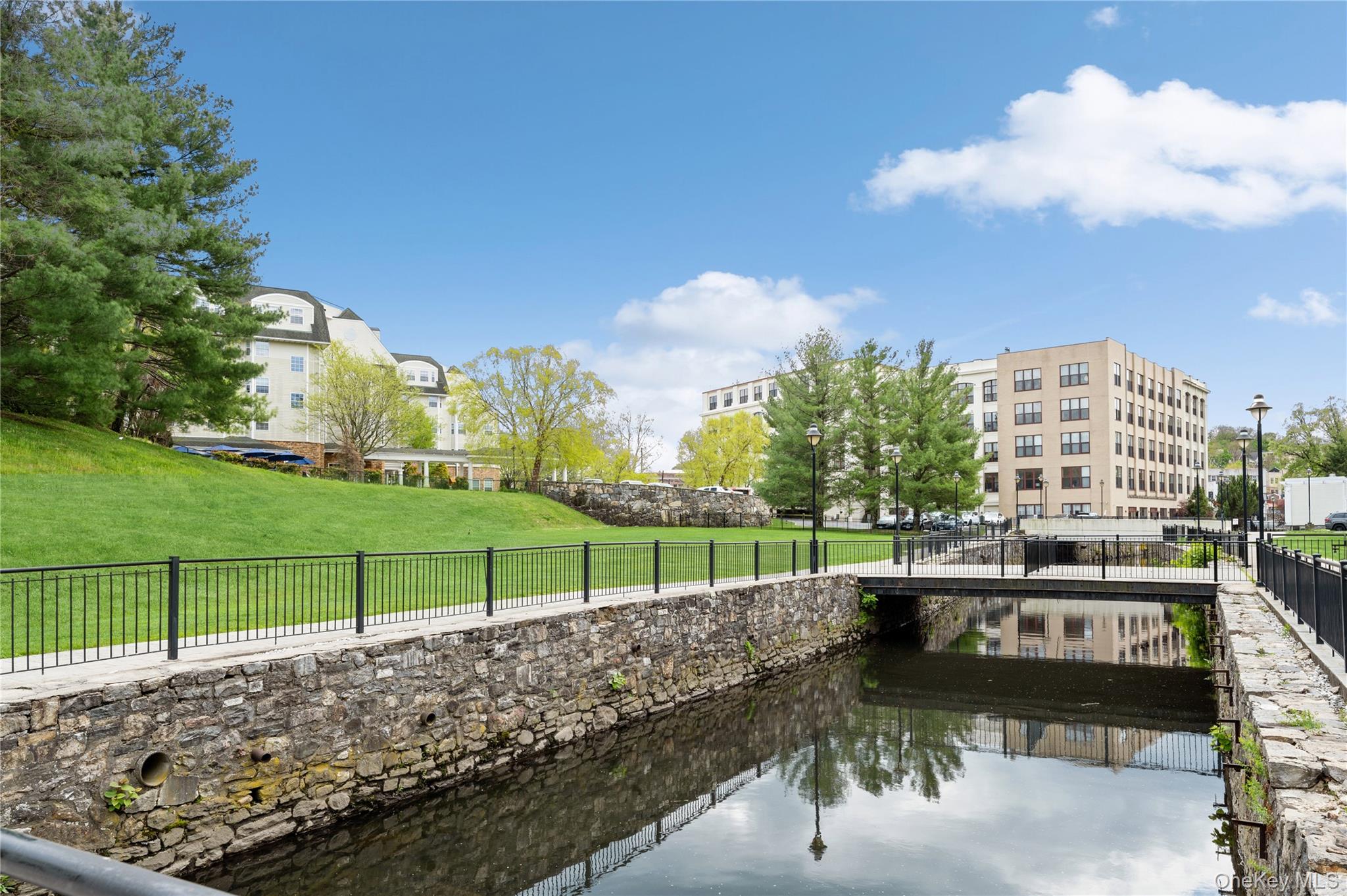 1 Scarsdale Road, Unit 613 Tuckahoe, NY 10707 - Photo 27 of 34 Savor the lighted river walk in the evening.