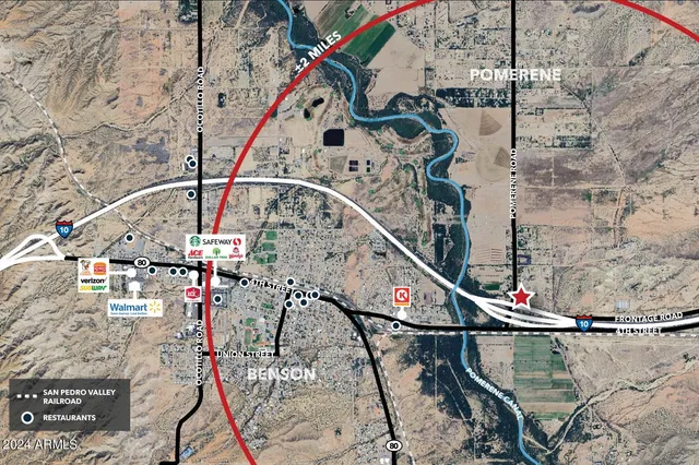 $175,000 | 2-acres North Pomerene Road, Benson, AZ 85602