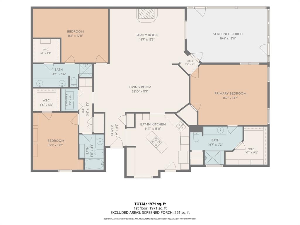 3600 Fox Ridge Road Lorena, TX 76655 - Photo 31 of 31 Floor plan