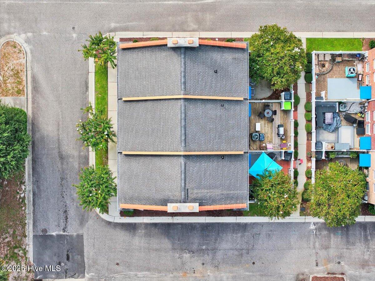 7650 Front Street, Unit 3 Sunset Beach, NC 28468 - Photo 32 of 37 Arial View of Courtyard