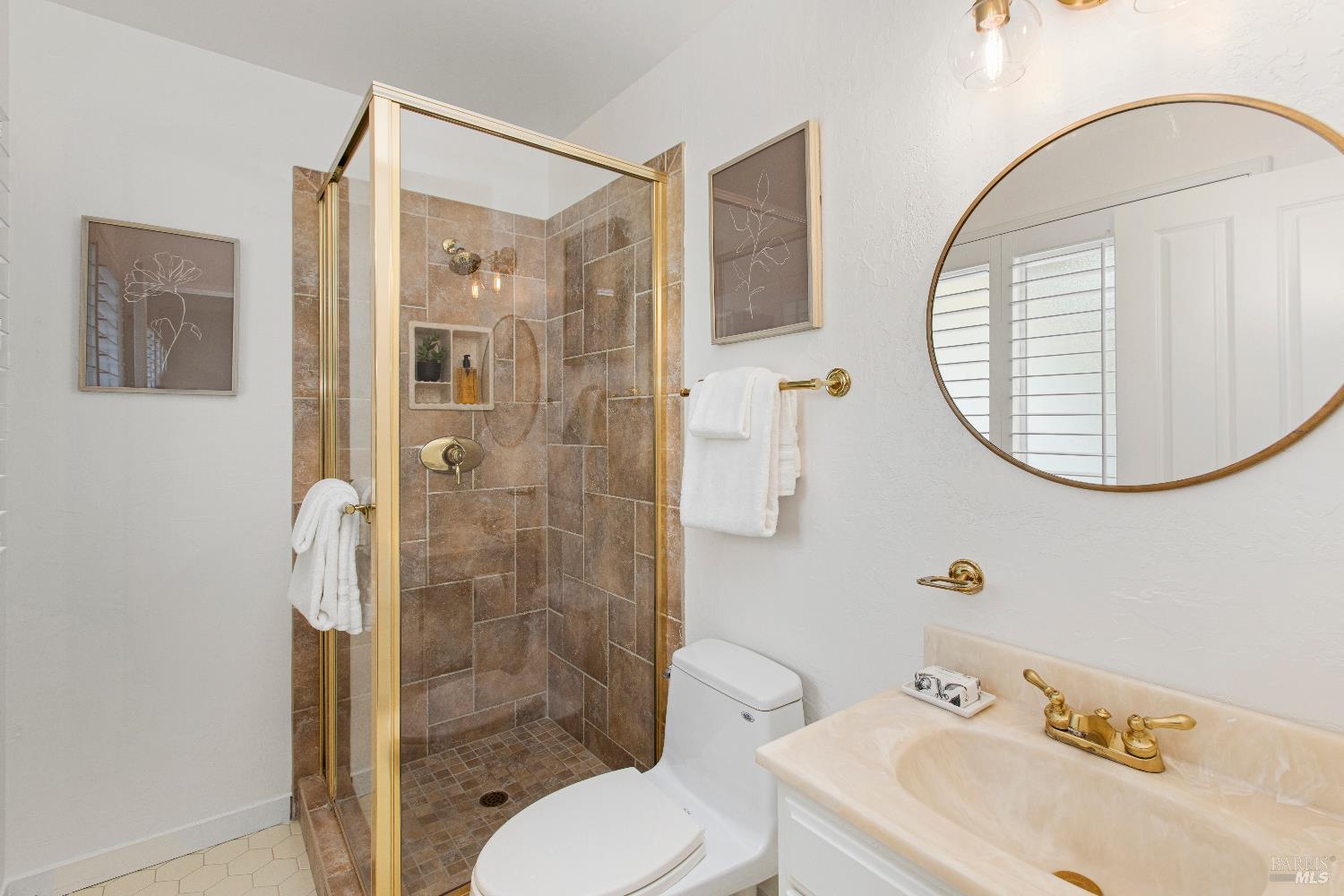 145 Irwin Street San Rafael, CA 94901 - Photo 25 of 48 a bathroom with a sink toilet and shower
