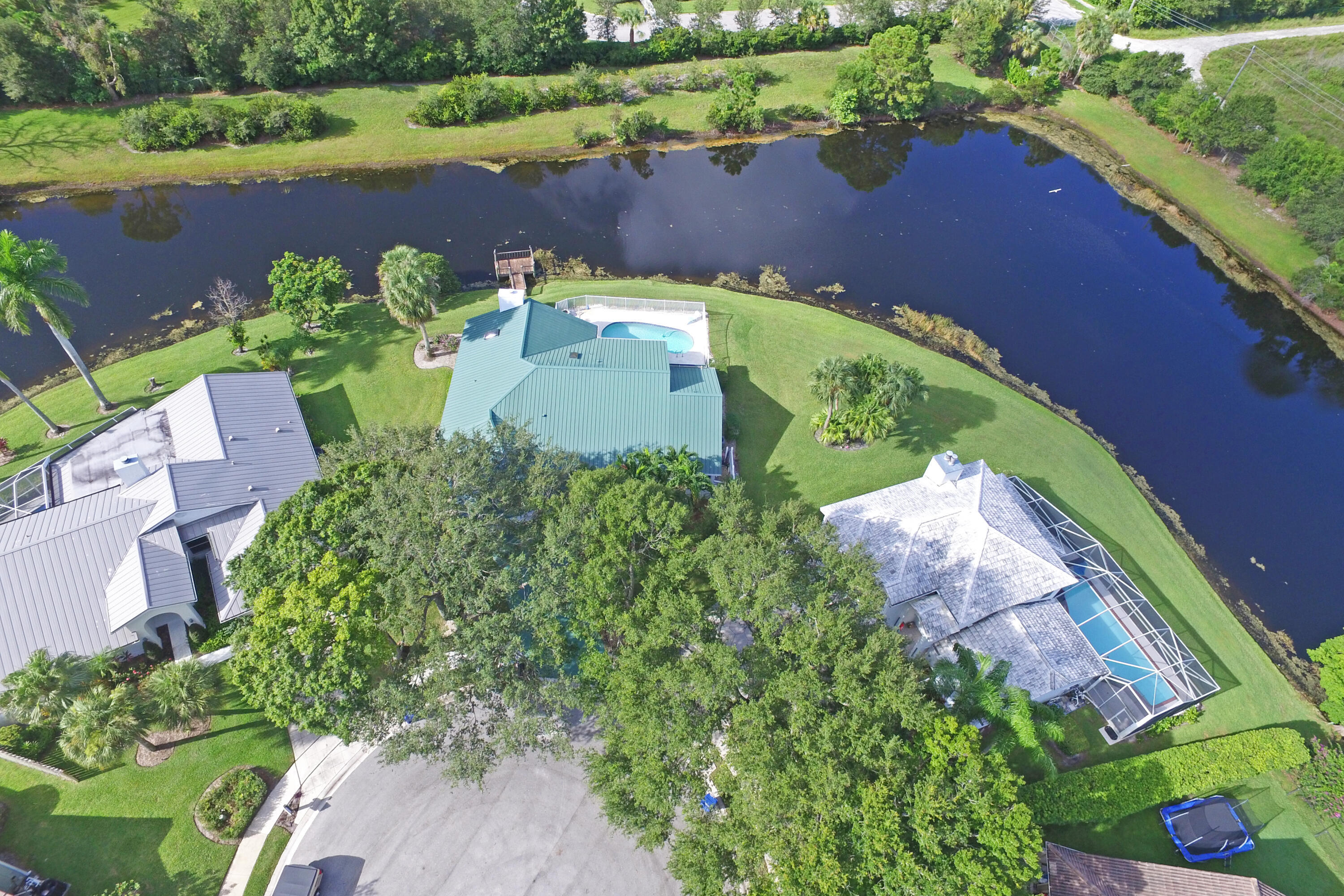 6944 Misty Lake Way Jupiter, FL 33458 - Photo 31 of 32 an aerial view of a house with a lake view